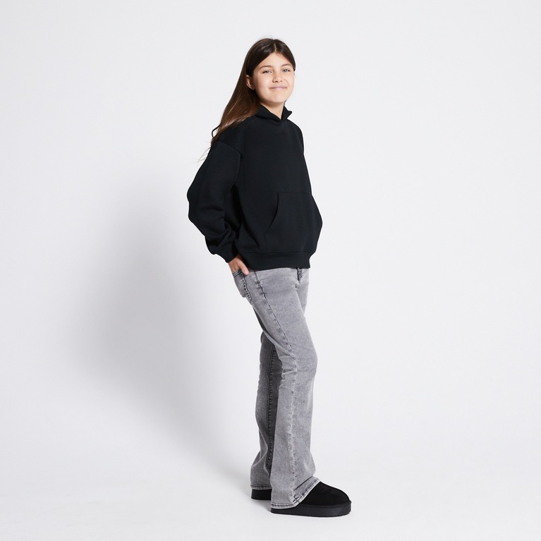 Heavy hoodie "Hilma star" Black